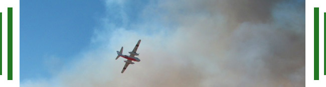 Plane, Flames, Smoke, Ramona, California